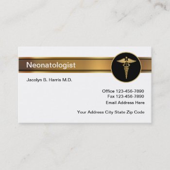 Neonatologist Medical Business Cards by Luckyturtle at Zazzle