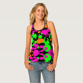 Neoncore Paint Splatter Tank Top