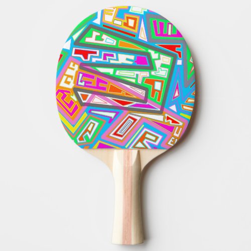 Neons E  Ping Pong Paddle
