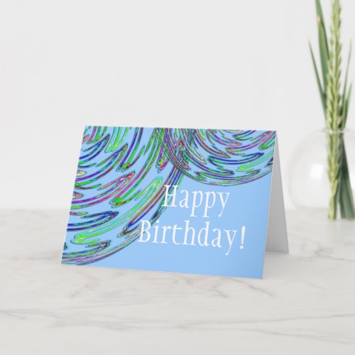 NEONS Happy Birthday Card