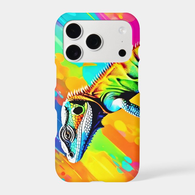 Neonscale Lizard Iphone Case (Back)