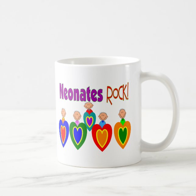 Neontal Nurse Gifts "Neonates ROCK!" Coffee Mug (Right)