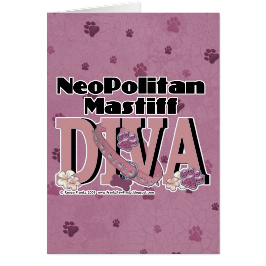 Neopolitan Mastiff DIVA Cards (Front)