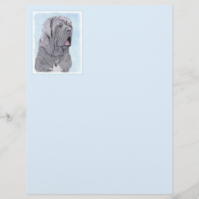 Neopolitan Mastiff Painting - Original Dog Art (Front)
