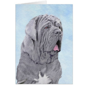 Neopolitan Mastiff Painting - Original Dog Art Cards