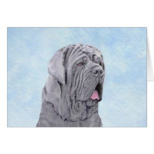 Neopolitan Mastiff Painting - Original Dog Art Cards