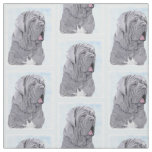 Neopolitan Mastiff Painting - Original Dog Art Fabric