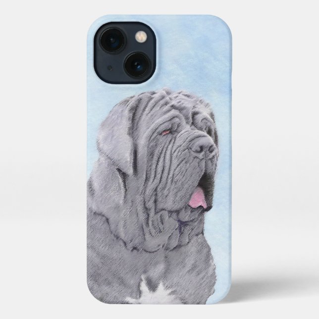 Neopolitan Mastiff Painting - Original Dog Art iPhone Case (Back)