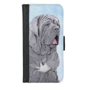 Neopolitan Mastiff Painting - Original Dog Art iPhone 8/7 Wallet Case