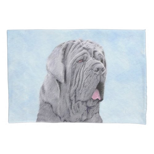 Neopolitan Mastiff Painting _ Original Dog Art Pillow Case