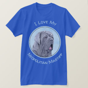 Neopolitan Mastiff Painting - Original Dog Art T-Shirt