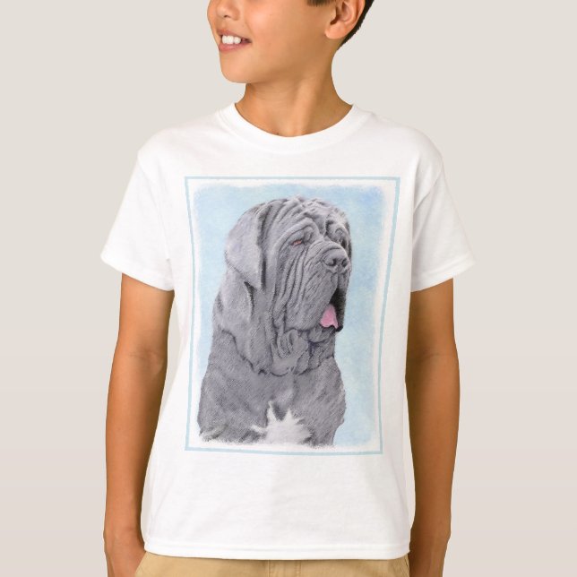 Neopolitan Mastiff Painting - Original Dog Art T-Shirt (Front)
