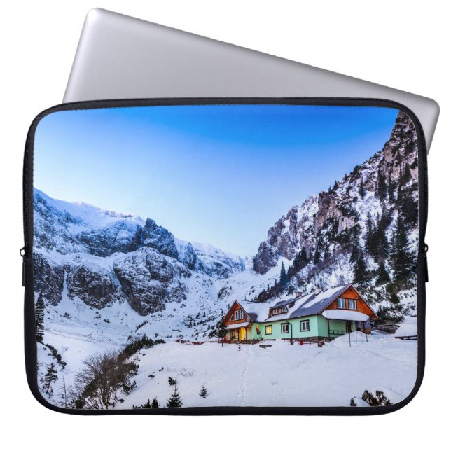 Neoprene Laptop Sleeve 15 inch Malaiesti Bucegi (Front)