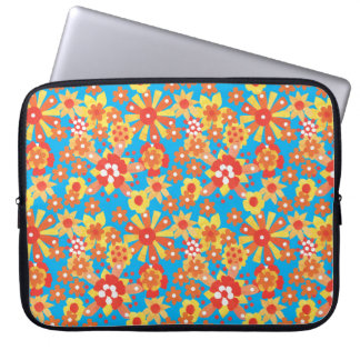 Neoprene Laptop Sleeve, Ditsy Flowers Laptop Sleeve