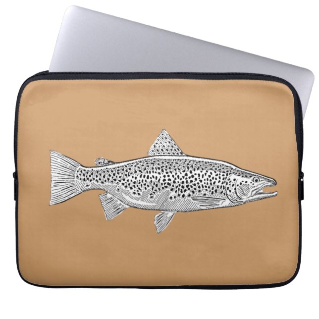 Neoprene sleeve Trout Fario (Front)