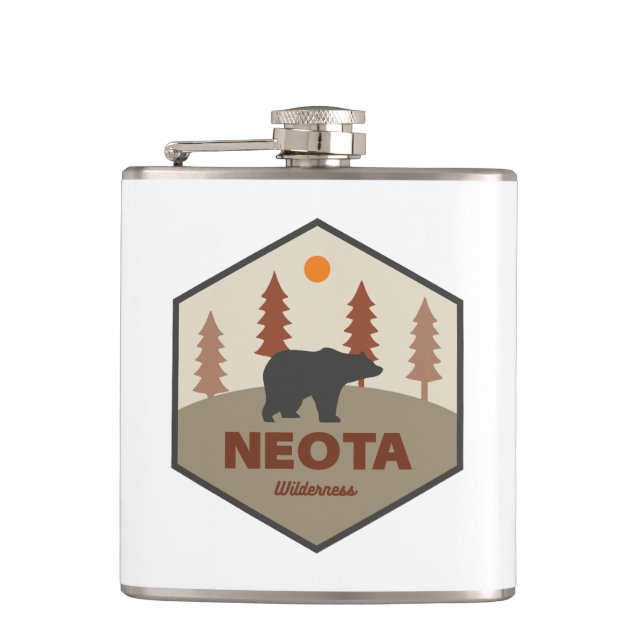 Neota Wilderness Colorado Bear Flask (Front)