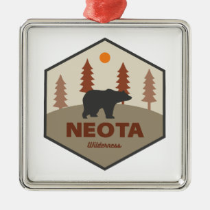 Neota Wilderness Colorado Bear Metal Ornament