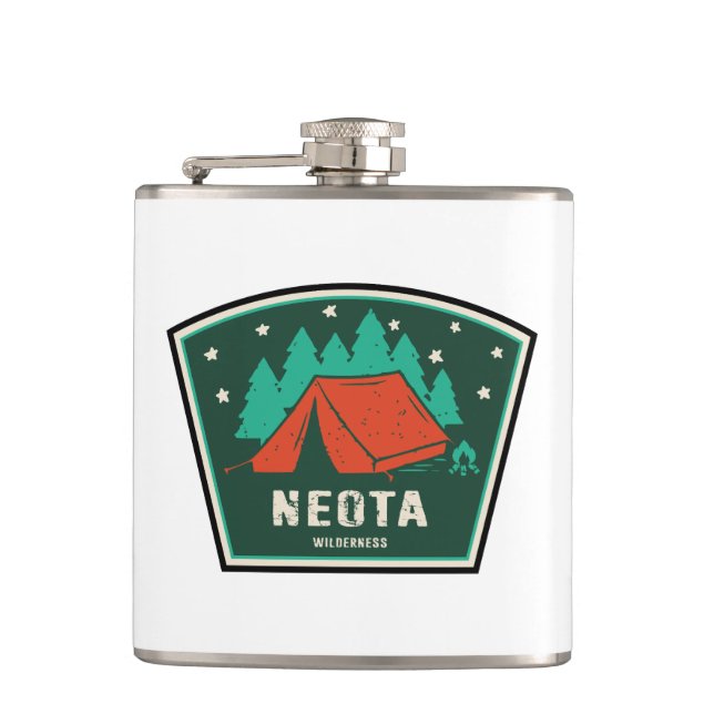Neota Wilderness Colorado Camping Flask (Front)