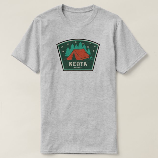Neota Wilderness Colorado Camping T-Shirt (Design Front)