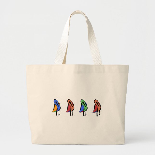 Neotropical Delight Large Tote Bag (Front)