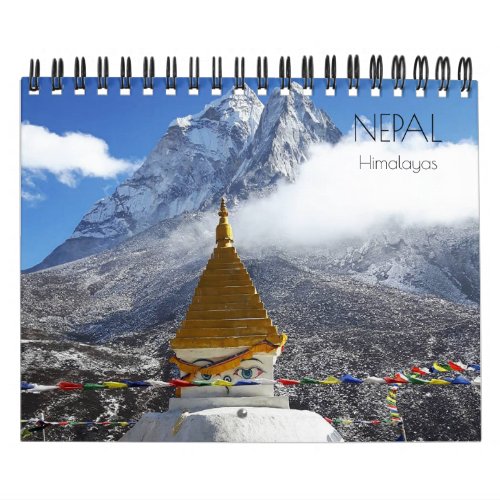 Nepal 2024 Calendar  Himalayas