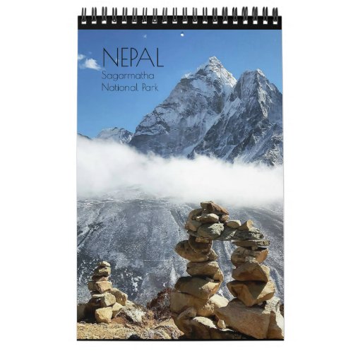 Nepal 2024 Calendar Sagarmatha  Everest Trek Calendar