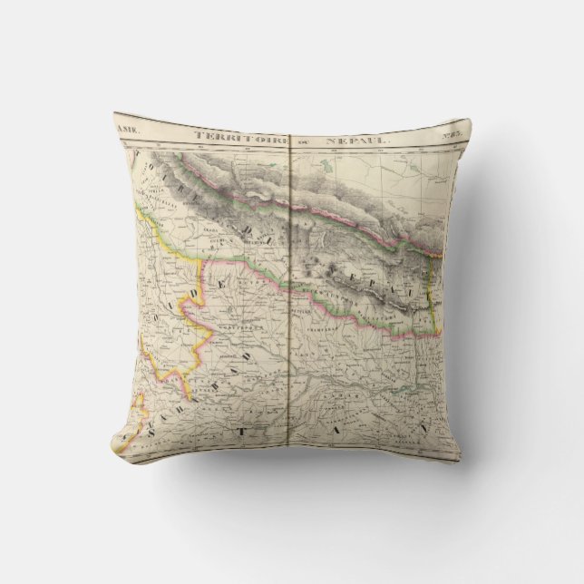 Nepal, Asia 83 Throw Pillow (Front)