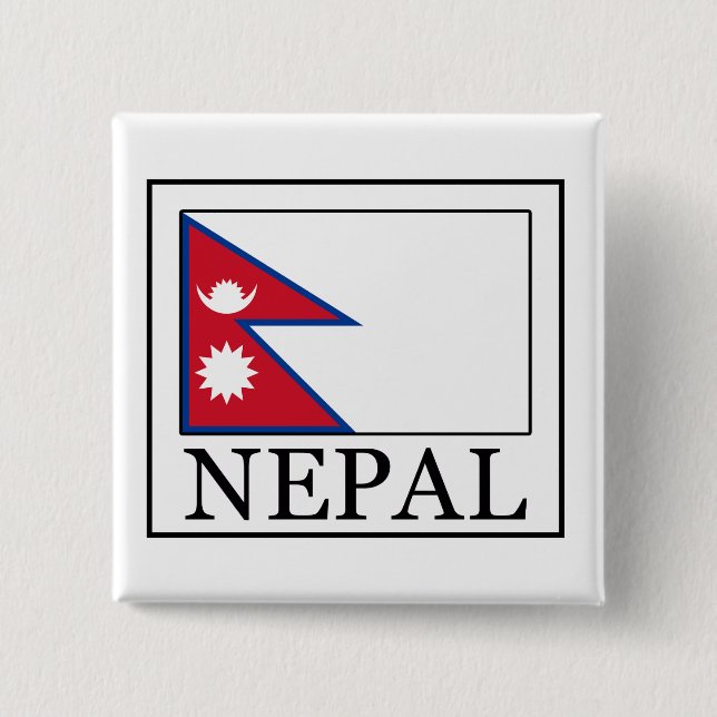Nepal Button (Front)