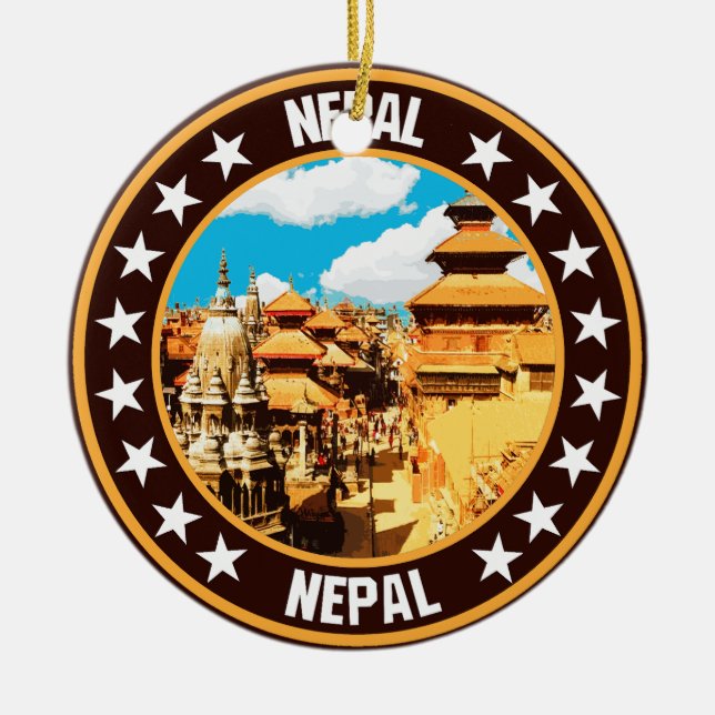 Nepal                                              ceramic ornament (Front)