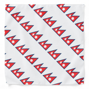 Nepal Flag Bandana