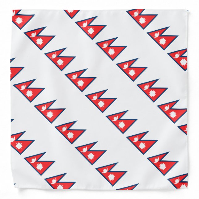 Nepal Flag Bandana (Front)