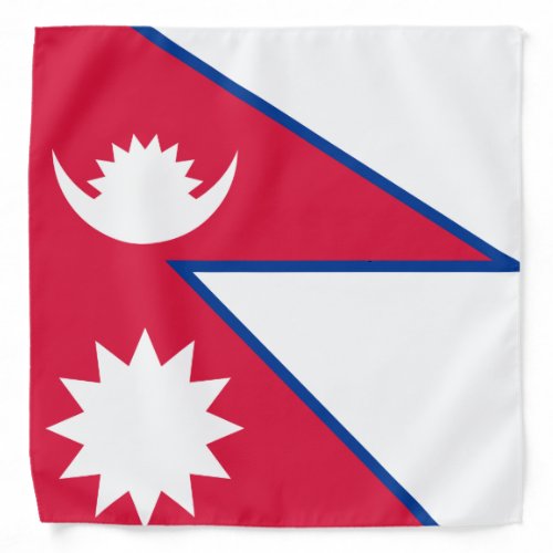 Nepal Flag Bandana