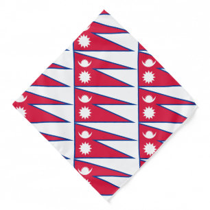 Nepal Flag Bandana