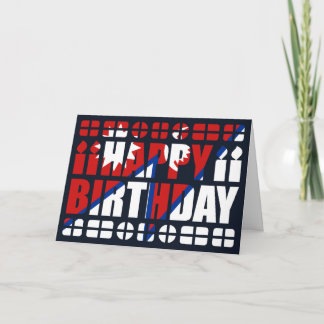 Nepal Flag Birthday Card