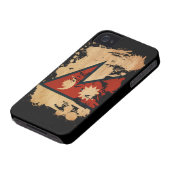 Nepal Flag Case-Mate iPhone Case (Bottom)