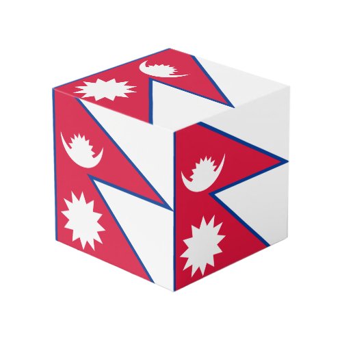 Nepal Flag Cube