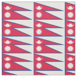 Nepal Flag Fabric