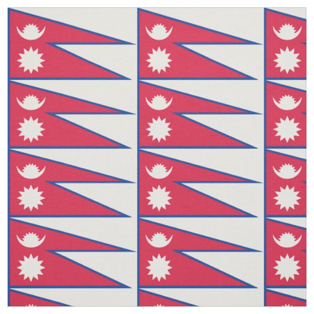 Nepal Flag Fabric (Swatch)