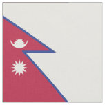 Nepal flag fabric
