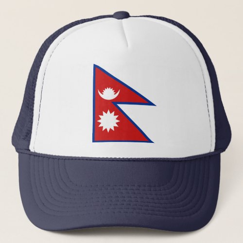 Nepal Flag Hat
