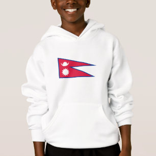 Nepal Flag Hoodie