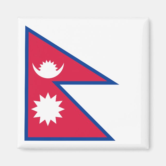 Nepal Flag Magnet (Front)