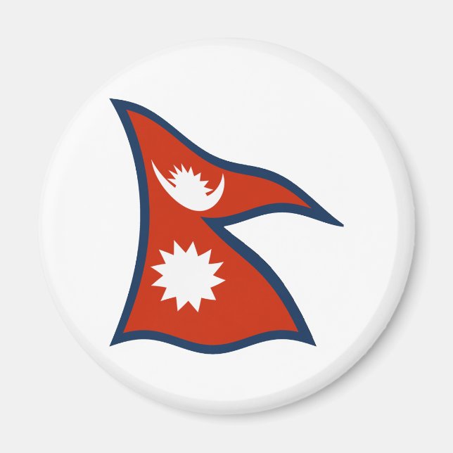 Nepal Flag Magnet (Front)