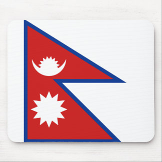 Nepal Flag Mousepad