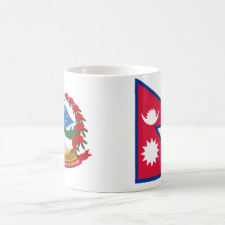 Nepal flag mug