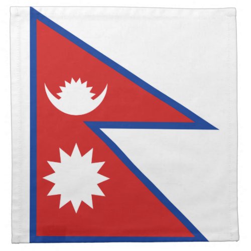 Nepal Flag Napkin