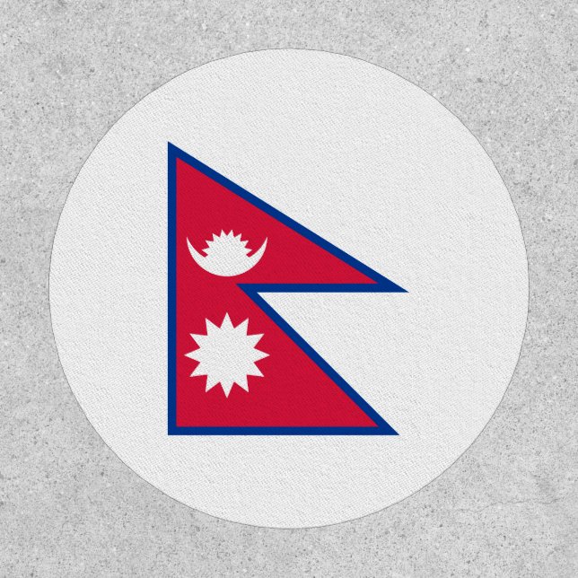 Nepal Flag Patch (Front)