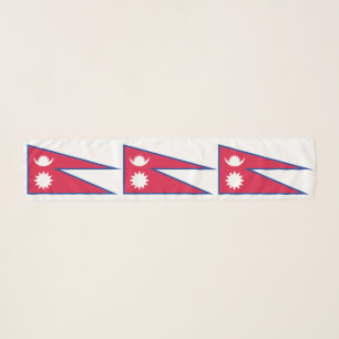 Nepal Flag Scarf