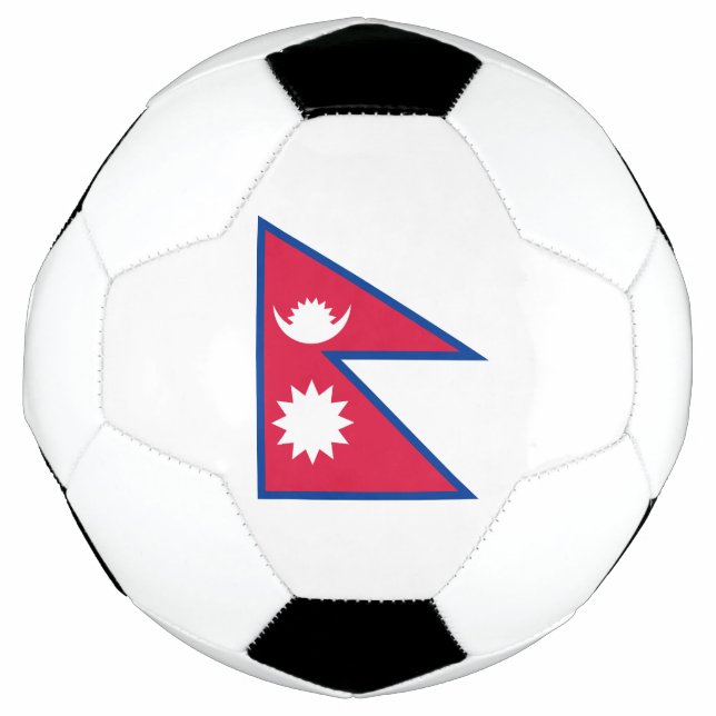Nepal Flag Soccer Ball (Front)