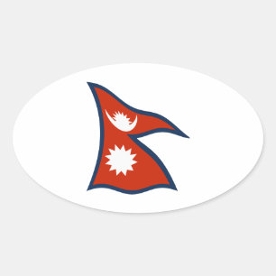 Nepal Flag Sticker